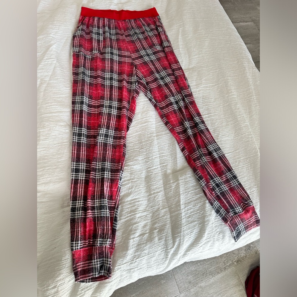Plaid pajama pants